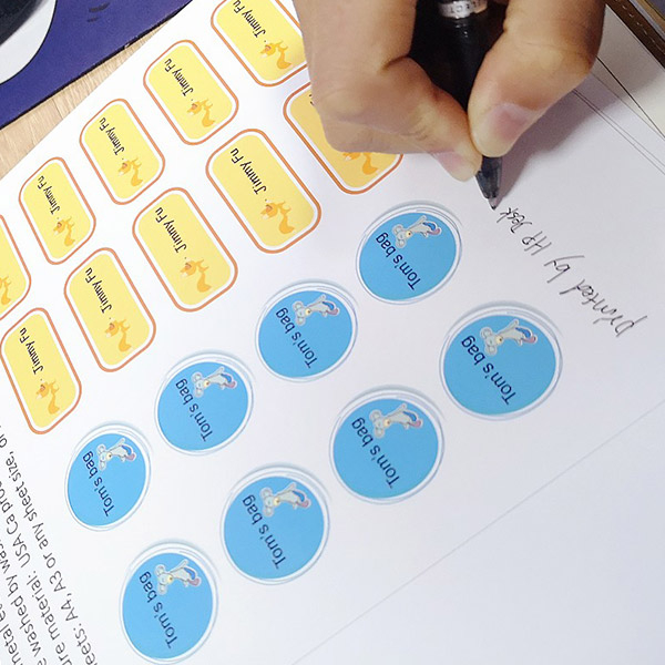 Inkjet -klistermærker til tøj